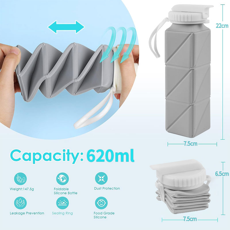 620ml katlanabilir su şişesi p - Water Bag Collapsible incelemesi ve fiyatı