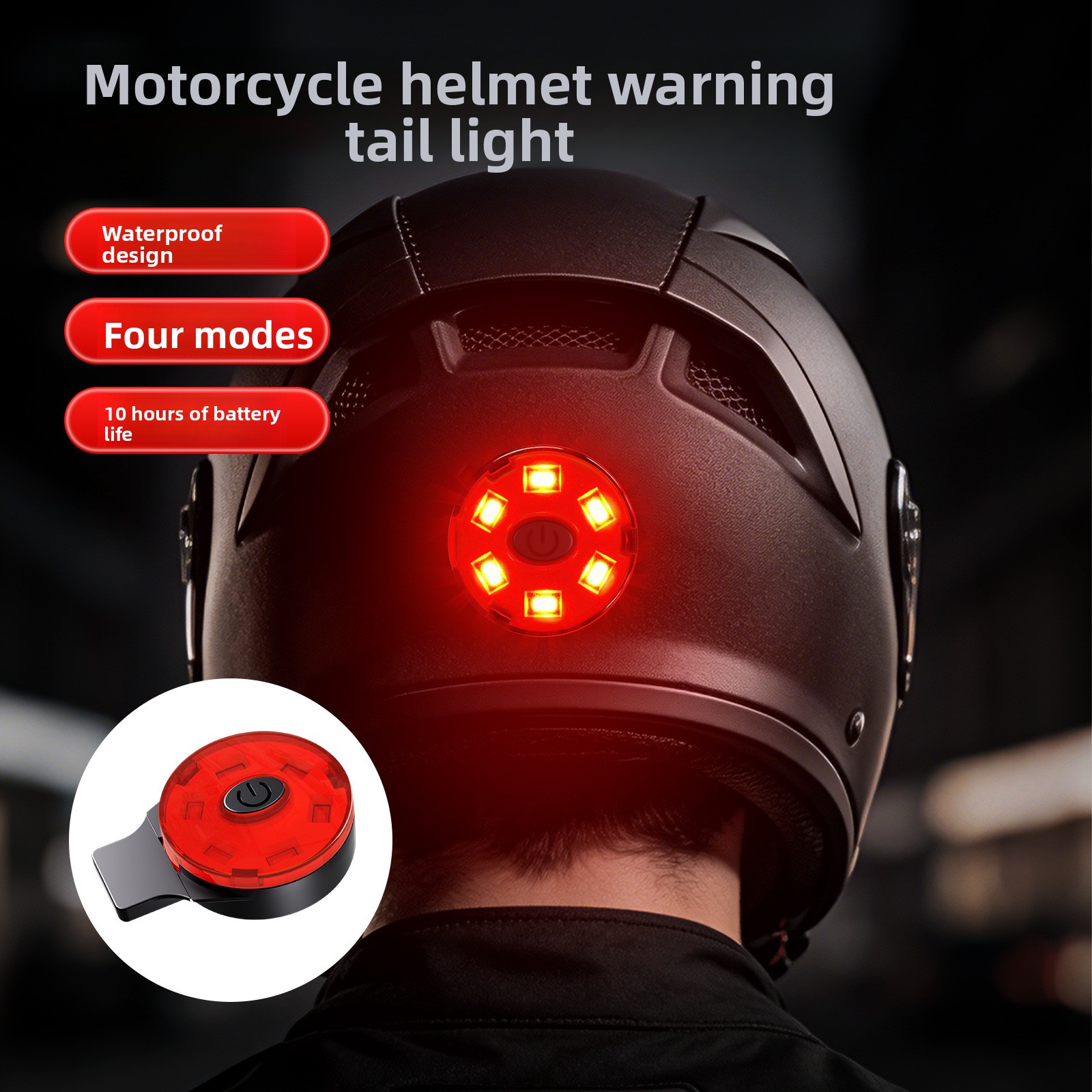 USB Şarj Edilebilir LED Kask A - Sos Light Strobe incelemesi ve fiyatı