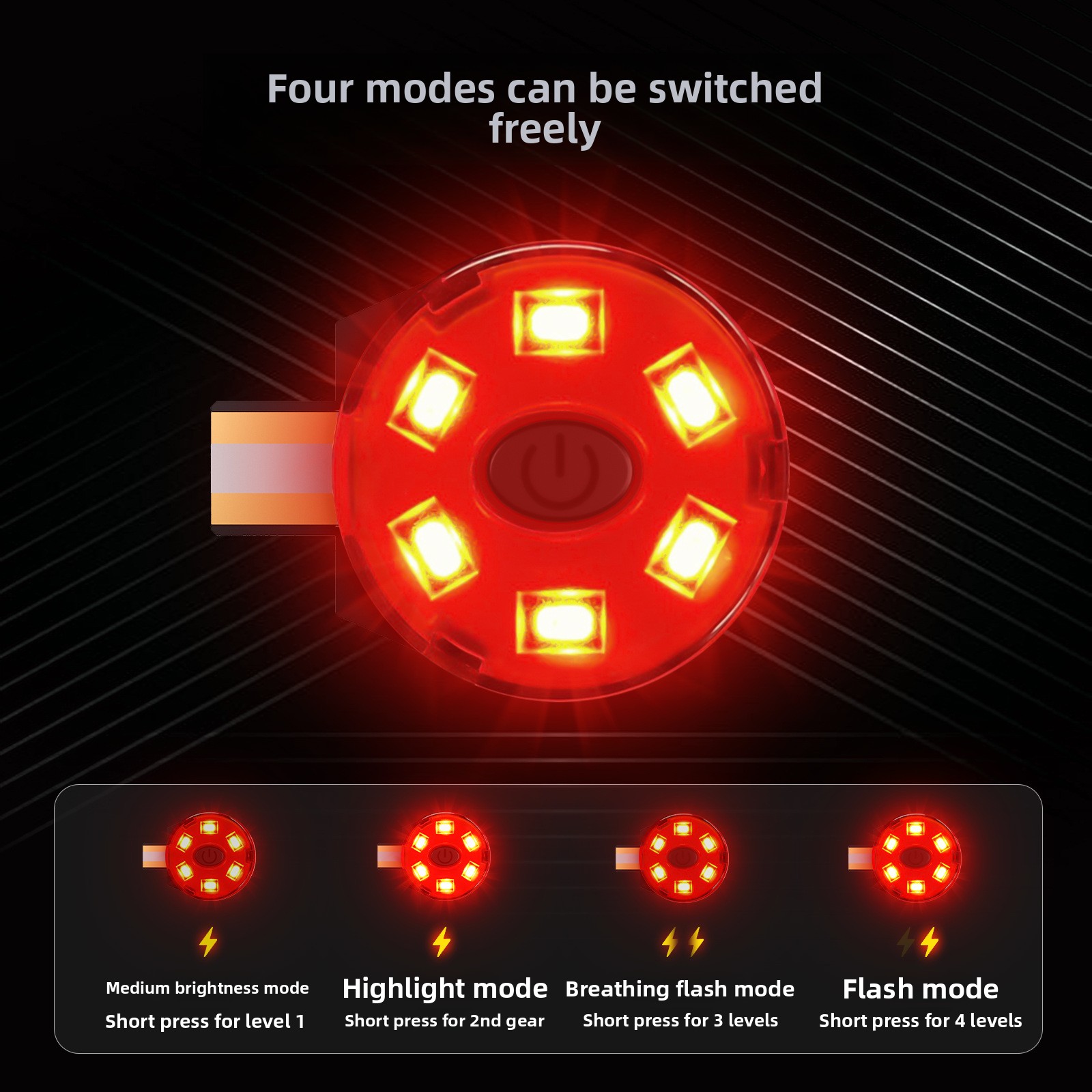 USB Şarj Edilebilir LED Kask A - Sos Light Strobe incelemesi ve fiyatı