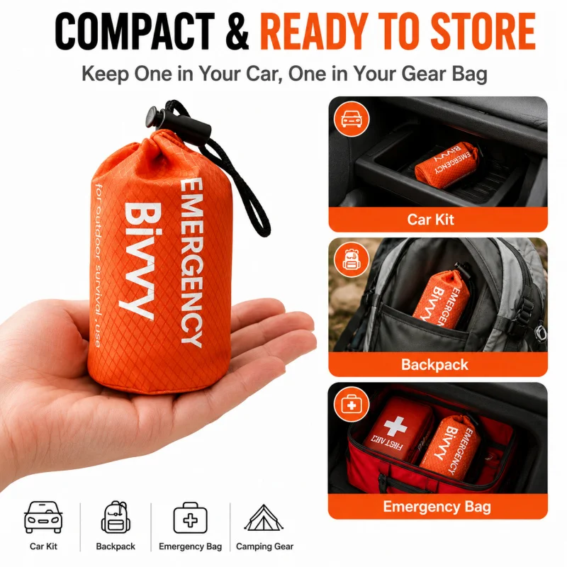 Acil Durum Uyku Tulumu, PE Alü - Bivy Bag Emergency incelemesi ve fiyatı